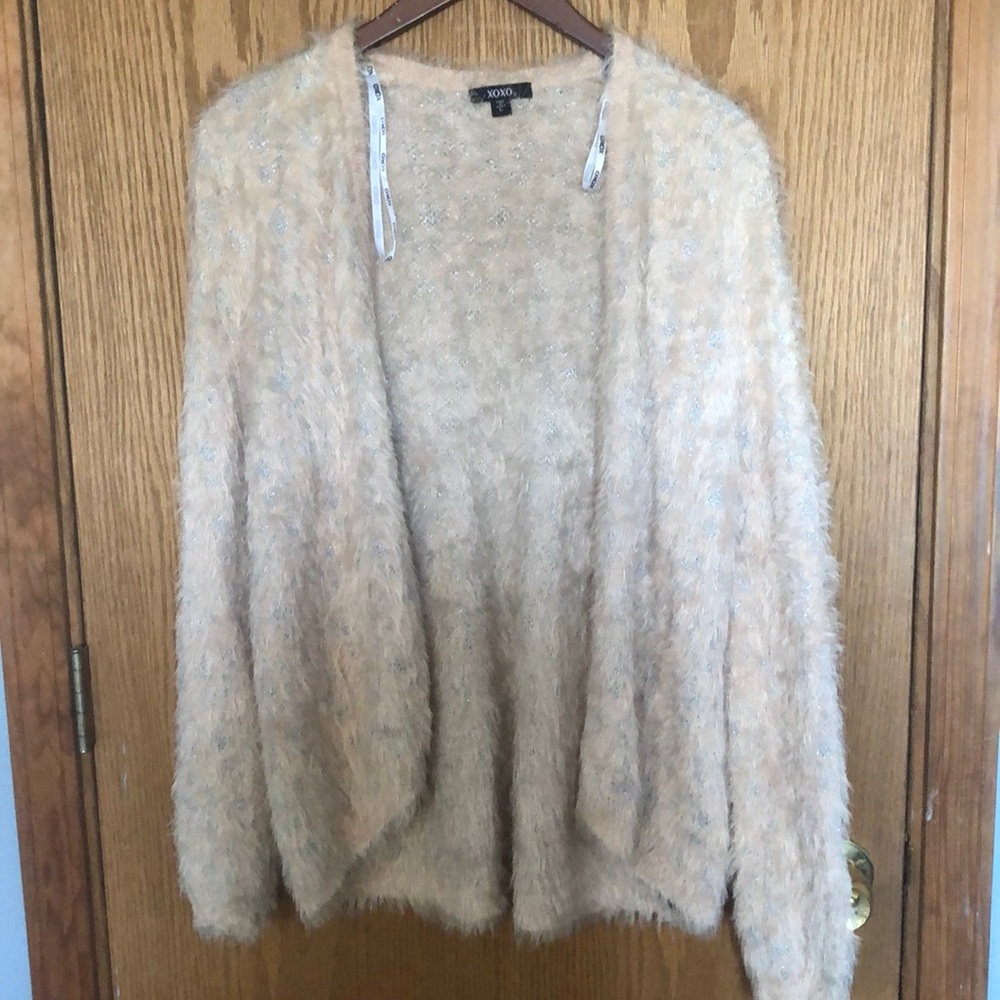 XOXO fuzzy oversized sweater!